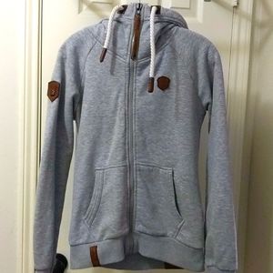 Naketano Full zip Gray sweatshirt